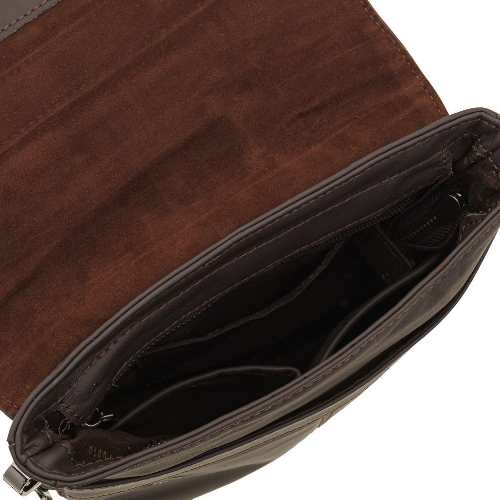 Jack Studio Genuine Cow Leather Sling Crossbody Bag For Men - BAI 30823