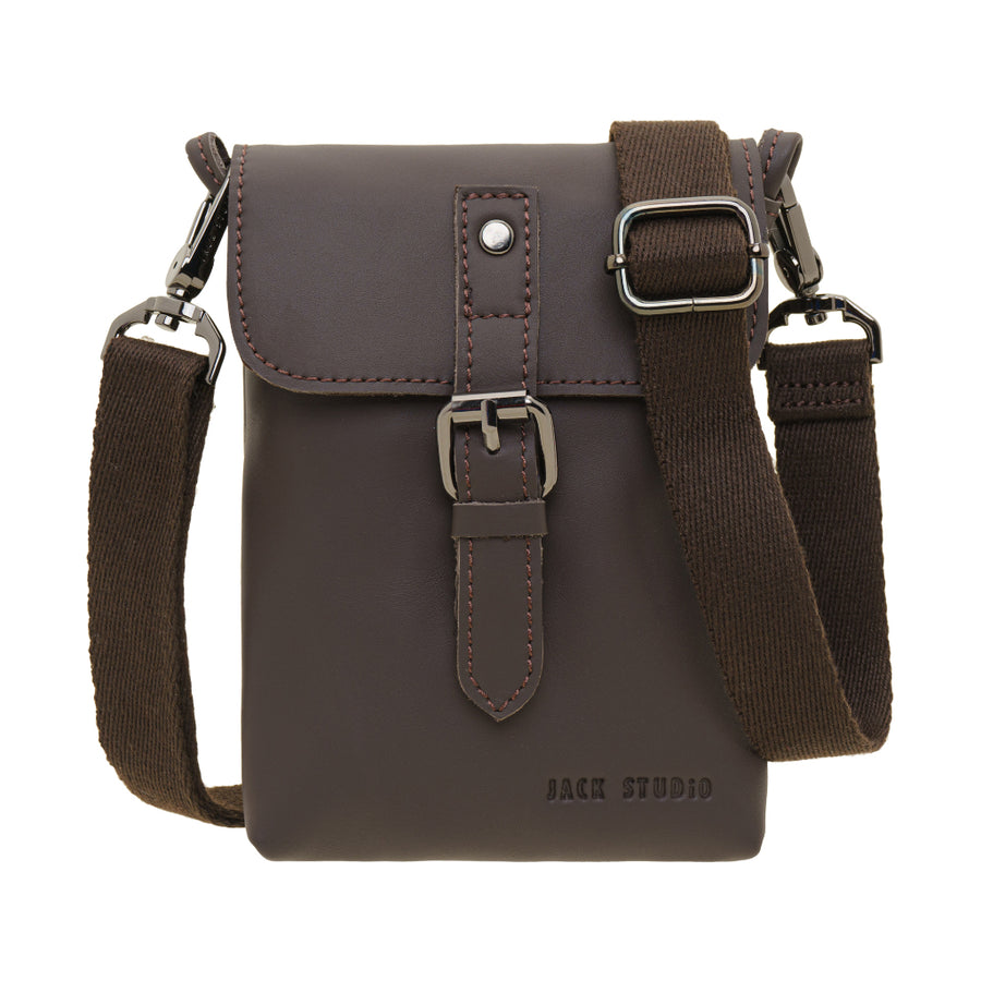 Jack Studio Top Grain Leather 2 Size Sling Phone Bag - BAI 30824 /30825