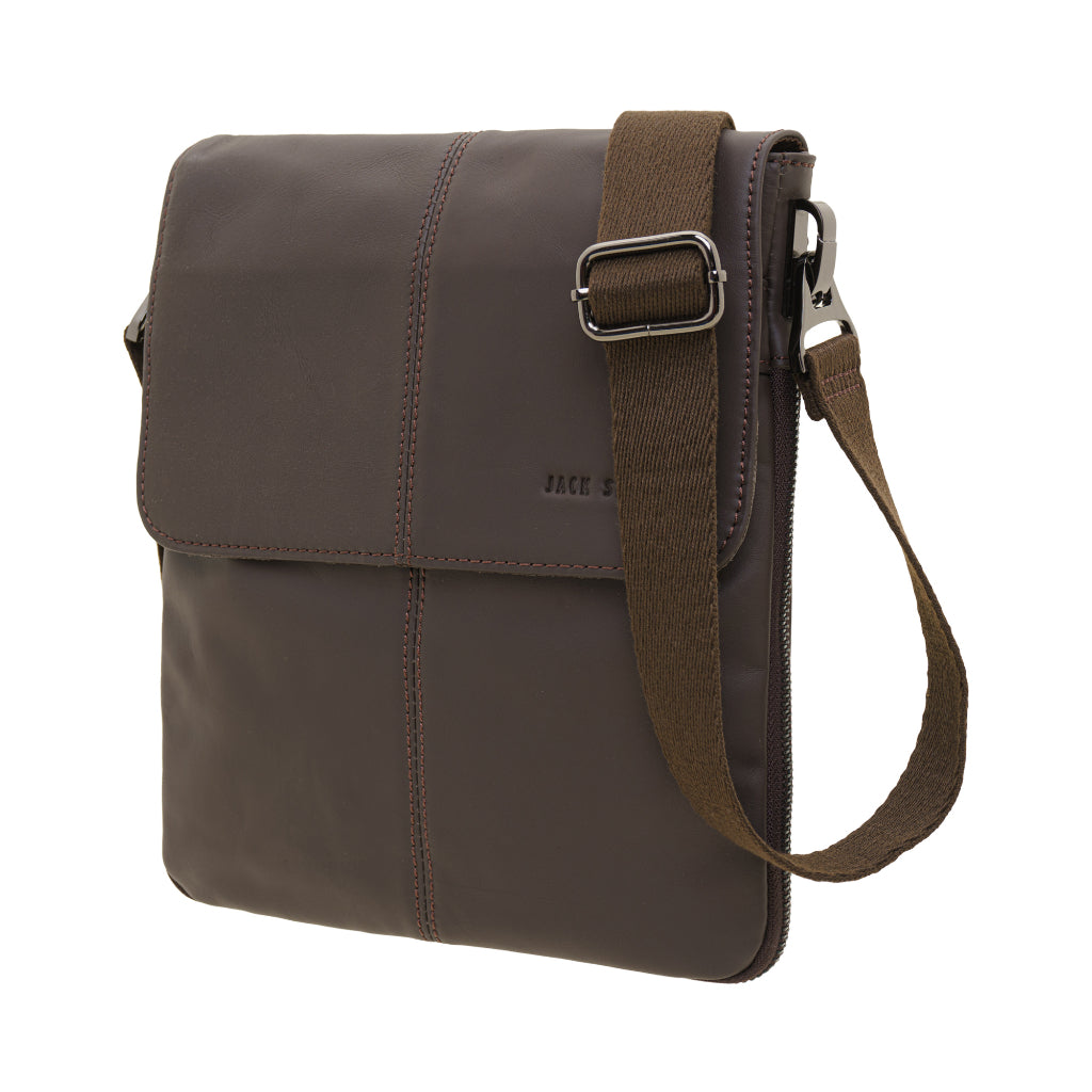 Jack Studio Genuine Cow Leather Sling Crossbody Bag For Men - BAI 30823