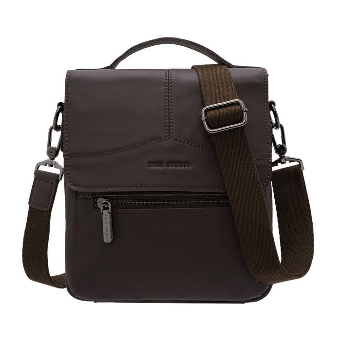 Jack Studio Genuine Cow Leather Sling Crossbody Bag Men - BAI 30821