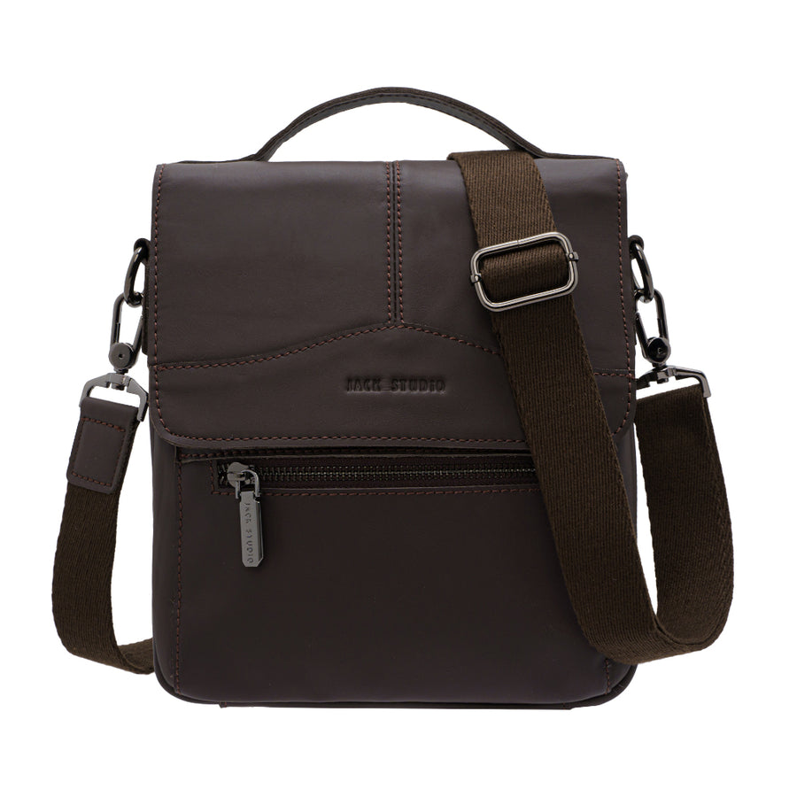 Jack Studio Genuine Cow Leather Sling Crossbody Bag Men - BAI 30821