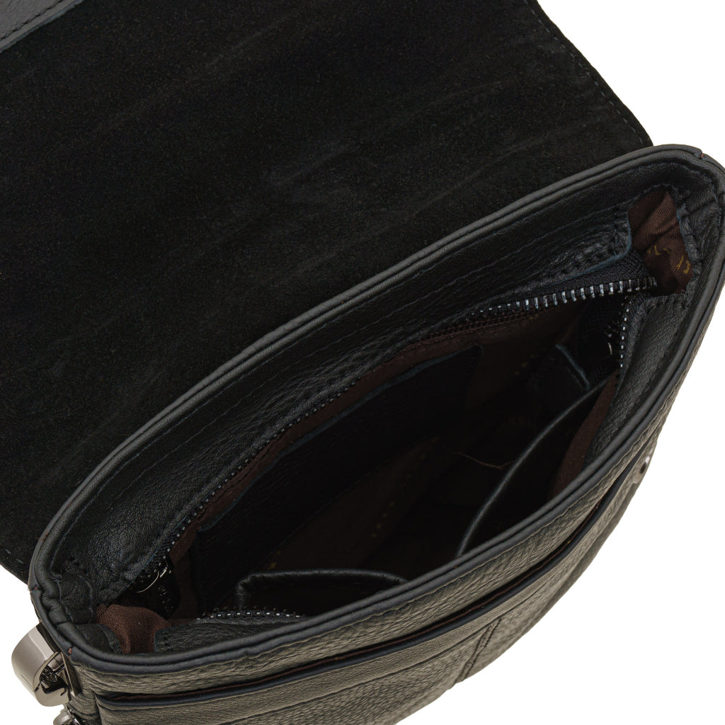 Jack Studio Genuine Cow Leather Sling Crossbody Bag For Men - BAI 30823