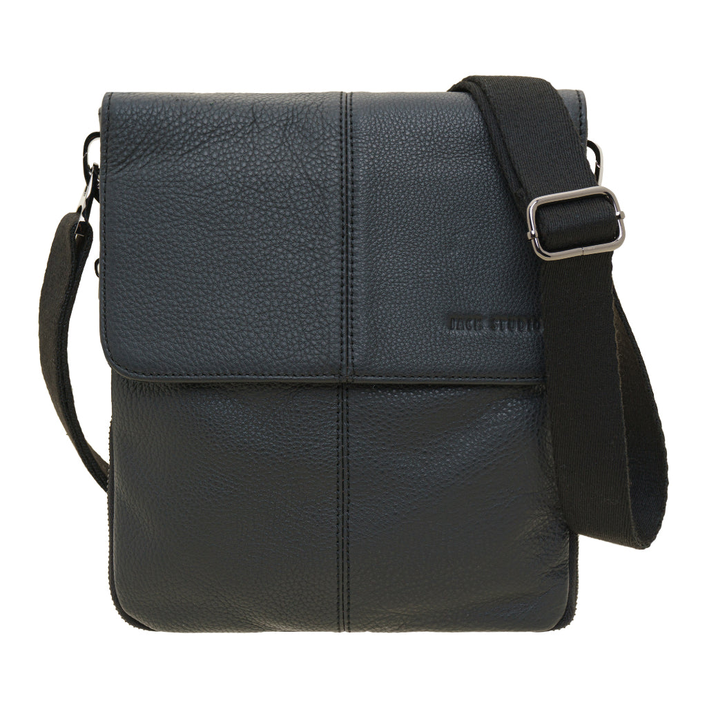 Jack Studio Genuine Cow Leather Sling Crossbody Bag For Men - BAI 30823