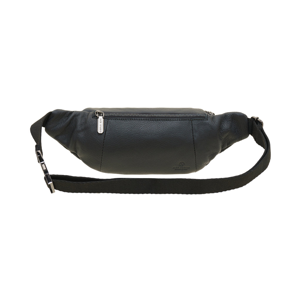 Jack Studio Top Grain Leather 2-Way Styling Men's Waist Pouch Chest Bag - BAI 30829