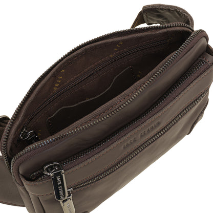 Jack Studio Genuine Cow Leather Slim Chest Crossbody Waist Bag for Men - BAI 30830 - Jack Studio Marketing Sdn Bhd