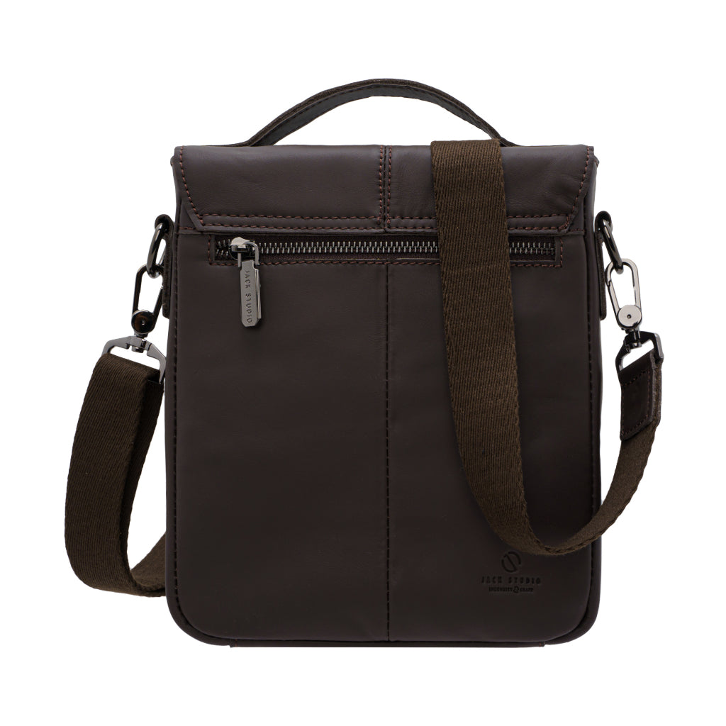 Jack Studio Genuine Cow Leather Sling Crossbody Bag Men - BAI 30821