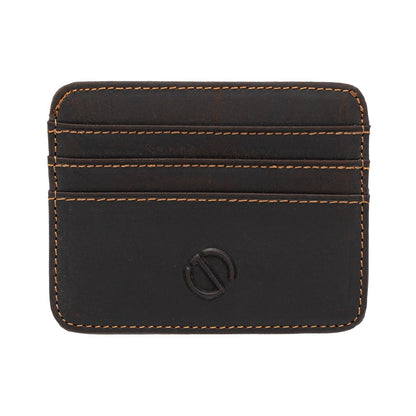 Jack Studio Full Grain Crazy Horse Leather Slim Card Holder