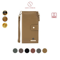 Jack Studio Liberty Leather Long Ladies Women Wallet Purse with Snap Closure - JWB 20871 thumbnail