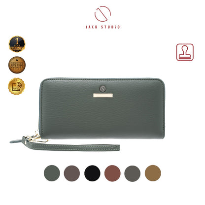 Jack Studio Marina Leather Zip Around Long Ladies Women Wallet Purse - JWB 20870