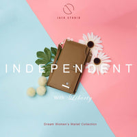 Jack Studio Liberty Leather Long Ladies Women Wallet Purse with Snap Closure - JWB 20871 thumbnail