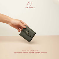 Leather Small Trifold Wallet – Queenie Collection thumbnail