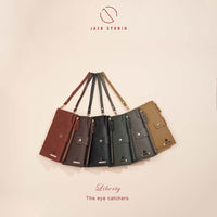 Jack Studio Liberty Leather Long Ladies Women Wallet Purse with Snap Closure - JWB 20871 thumbnail