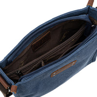 Jack Studio Free Engrave Name Canvas Leather Casual Crossbody Sling Bag - BAD 21007 thumbnail