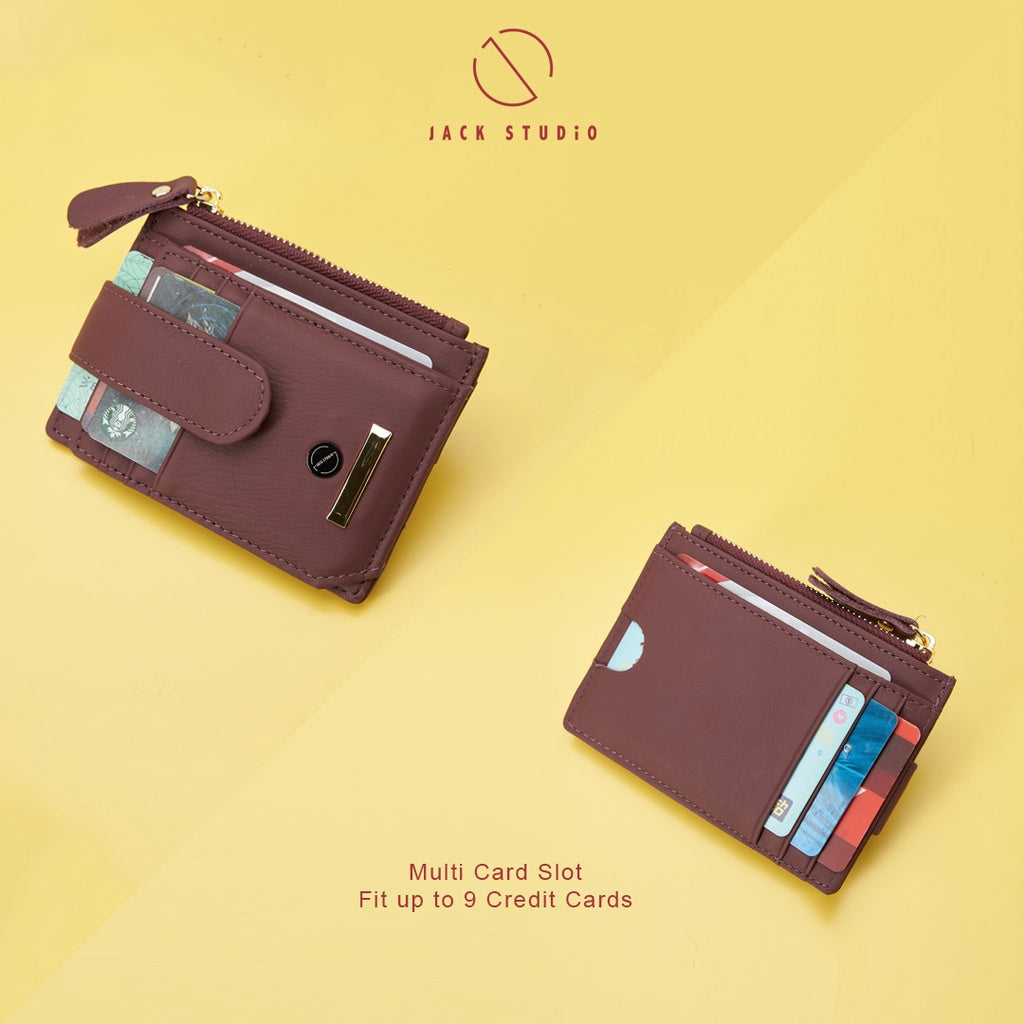 Jack Studio Carol Genuine Leather Ladies Card Holder