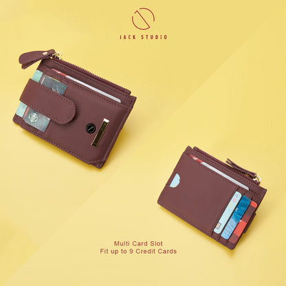 Jack Studio Carol Genuine Leather Ladies Card Holder