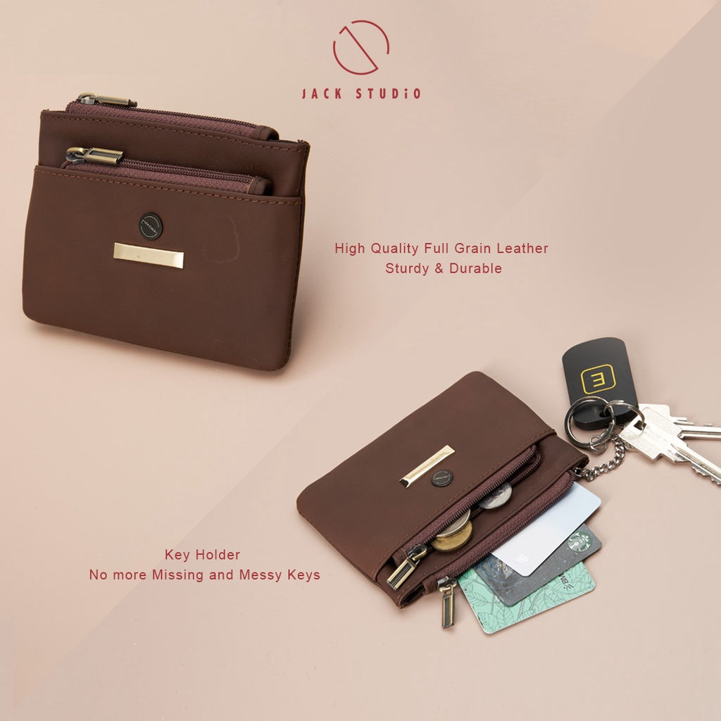 Jack Studio Diana Leather Small Ladies' Coin Pouch