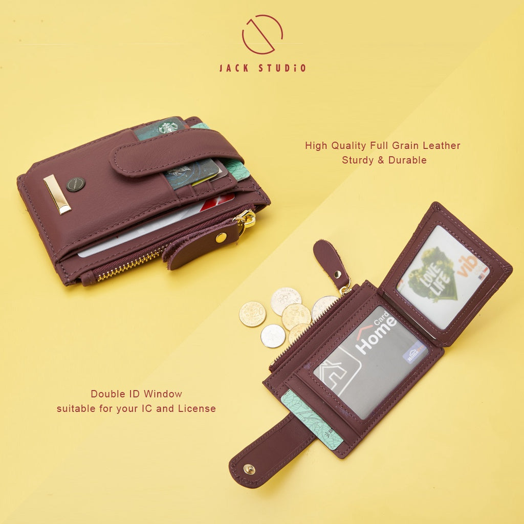 Jack Studio Carol Genuine Leather Ladies Card Holder