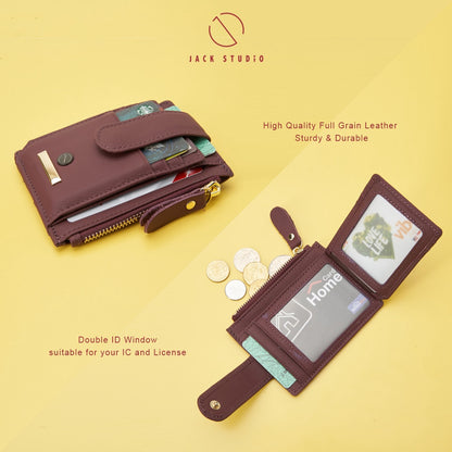 Jack Studio Carol Genuine Leather Ladies Card Holder