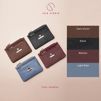 Jack Studio Diana Genuine Leather Small Ladies' Coin Pouch Zip Wallet Purse Woman with Keyholder - JWB 21074 thumbnail
