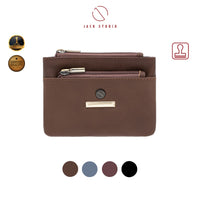 Jack Studio Diana Genuine Leather Small Ladies' Coin Pouch Zip Wallet Purse Woman with Keyholder - JWB 21074 thumbnail