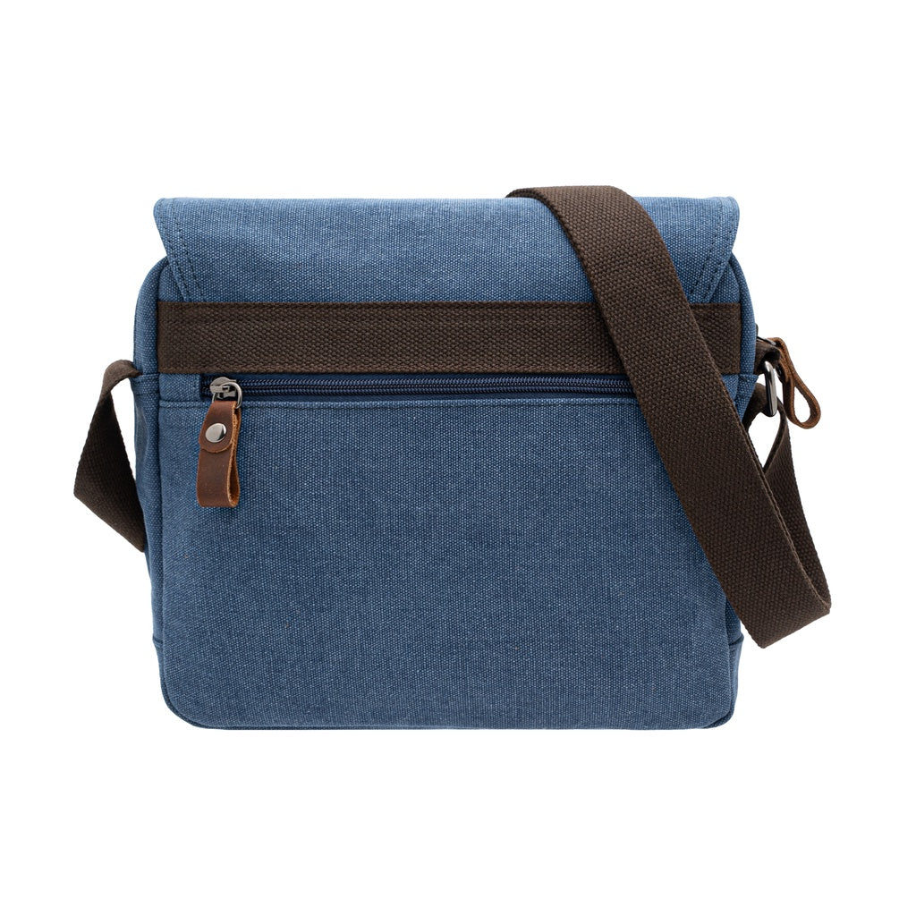 Jack Studio Canvas Leather Crossbody Sling Small Messenger Bag