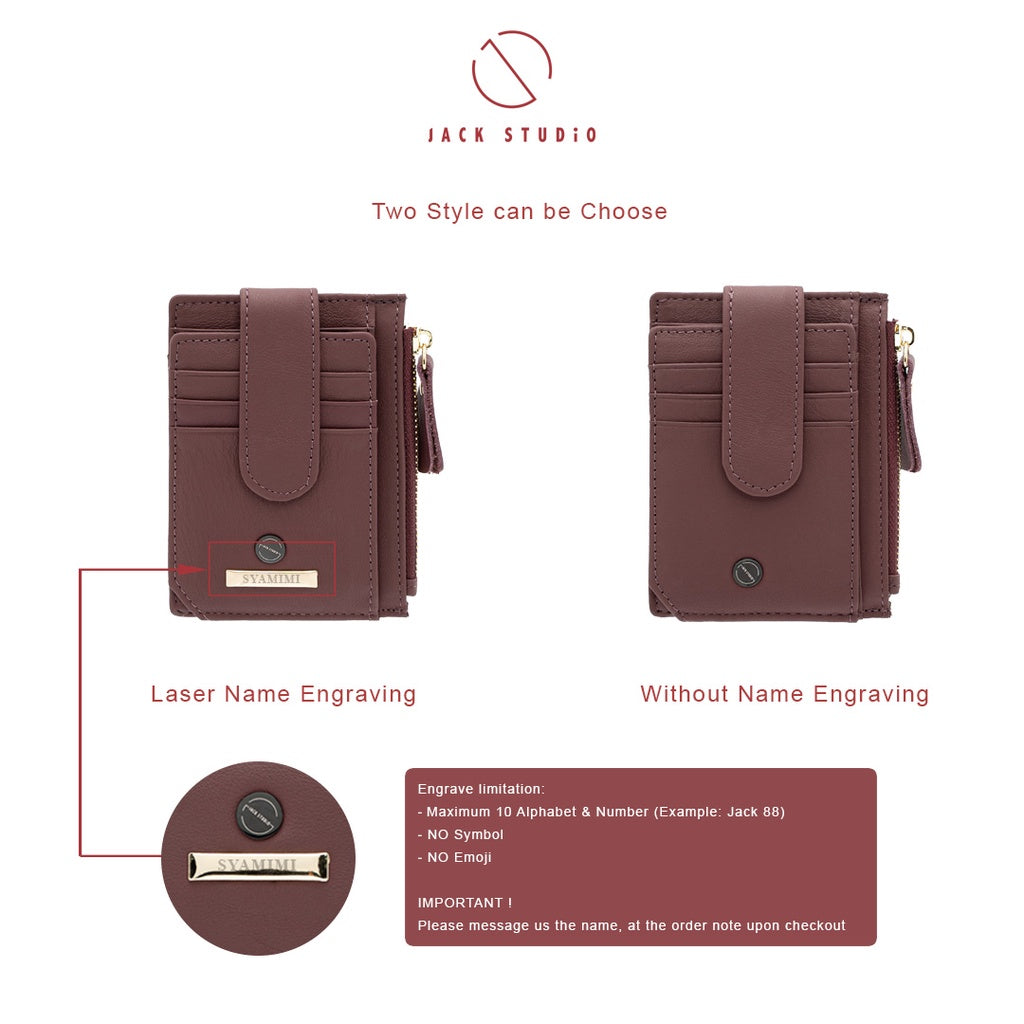 Jack Studio Carol Genuine Leather Ladies Card Holder