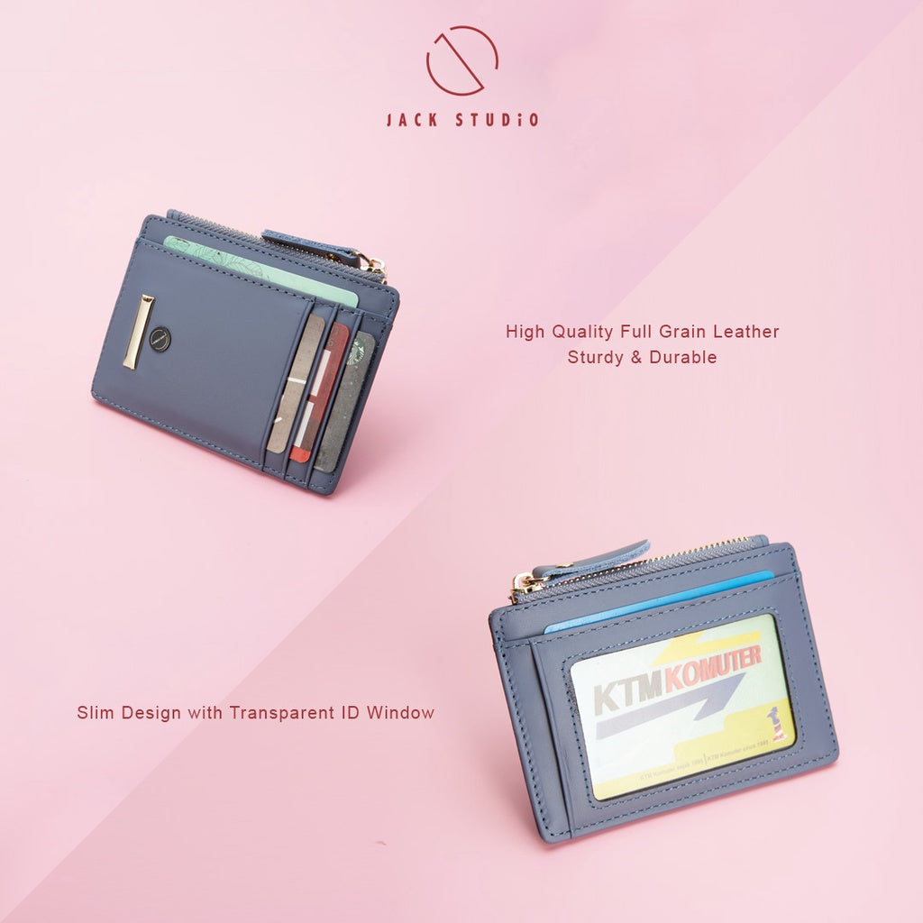Jack Studio Natasha Leather Ladies Card Holder Mini Wallet