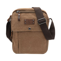 Jack studio Free Engrave Name Canvas Leather Small Vertical Crossbody Sling Bag - BAD 21231 thumbnail