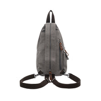 Jack Studio Canvas Leather Casual Backpack Crossbody Chest Bag - BAD 21228 thumbnail