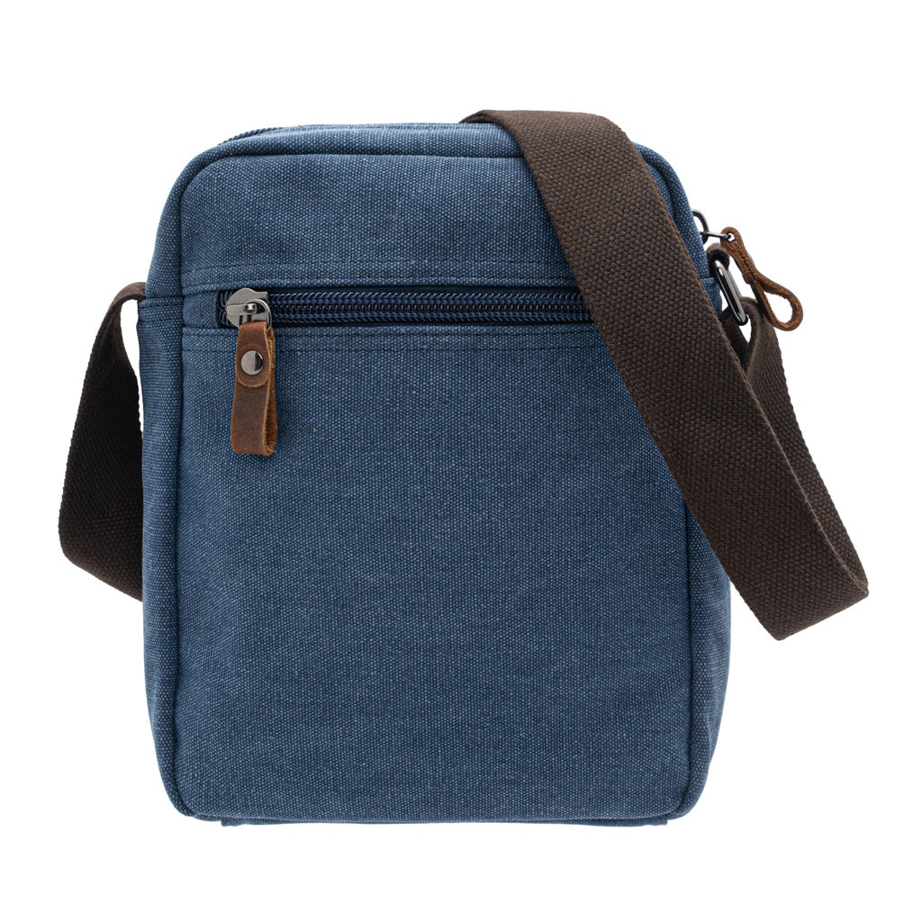 Jack Studio Canvas Leather Small Vertical Crossbody Sling Bag