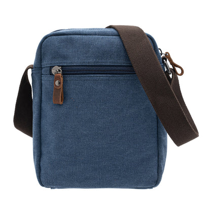 Jack Studio Canvas Leather Small Vertical Crossbody Sling Bag