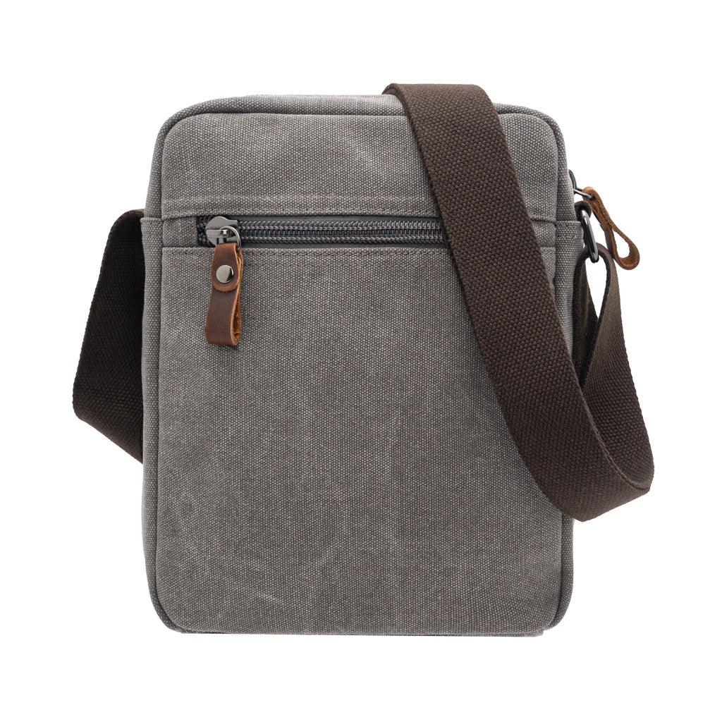Jack Studio Canvas Leather Small Vertical Crossbody Sling Bag